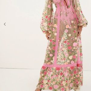 For Love and Lemons Luna Maxi Dress